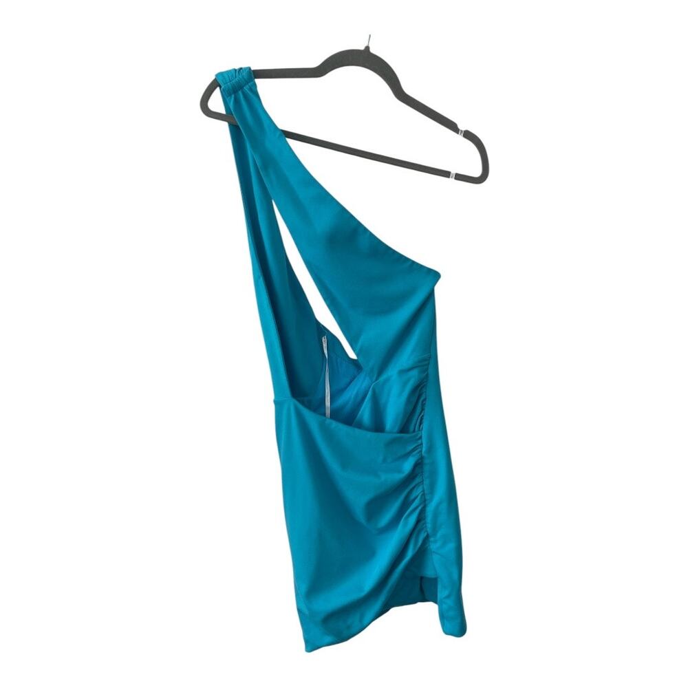 Lovers and Friends Mini Dress One Shoulder Ruched Party Cocktail Hoco Formal XS